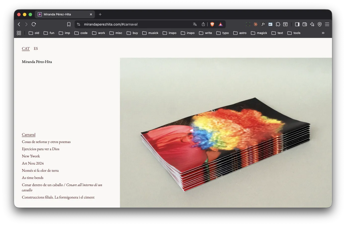 miranda — web diseñada por meowrhino studio, Barcelona