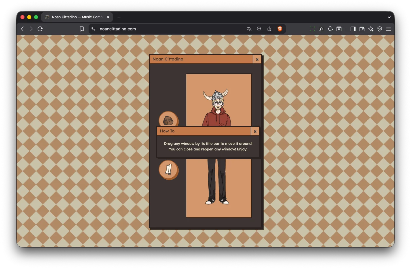 noan cittadino — web diseñada por meowrhino studio, Barcelona