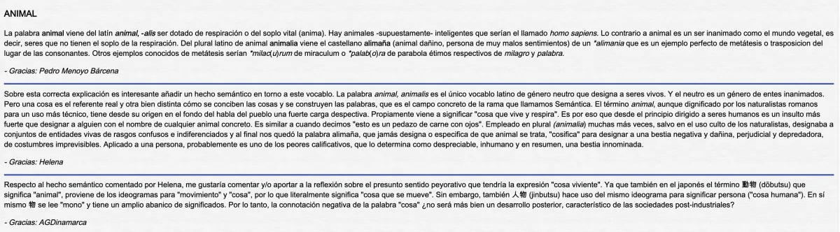 sobre animal