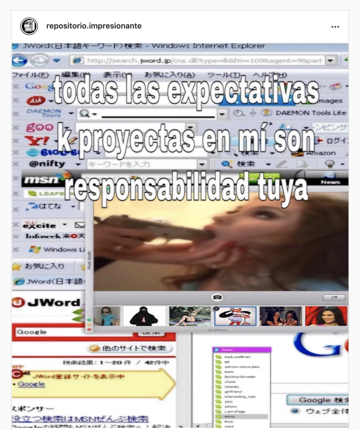 sobre las expectativas